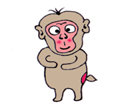 Jie monkey sticker #3013049