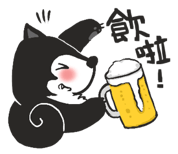 Ha Ha Husky sticker #3013311