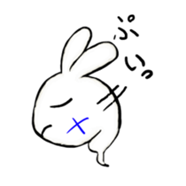 monster rabbit sticker #3013426