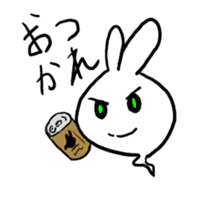 monster rabbit sticker #3013445