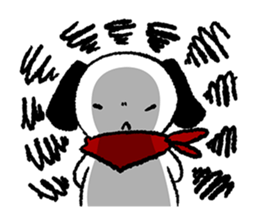 Dog with no self-control sticker #3013534