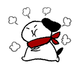 Dog with no self-control sticker #3013536