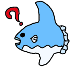 Mr. mambo of an ocean sunfish sticker #3013581