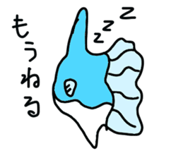 Mr. mambo of an ocean sunfish sticker #3013607