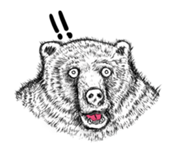The hikikomori bear sticker #3013633