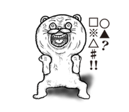 The hikikomori bear sticker #3013642