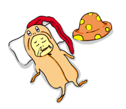 mushroom&kimchi rice cake sticker #3013902