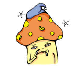 mushroom&kimchi rice cake sticker #3013903