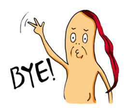 mushroom&kimchi rice cake sticker #3013907