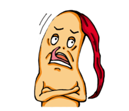 mushroom&kimchi rice cake sticker #3013909