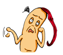 mushroom&kimchi rice cake sticker #3013914