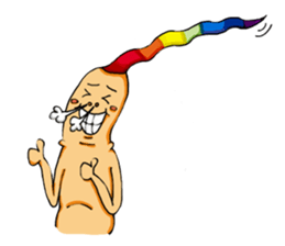 mushroom&kimchi rice cake sticker #3013916