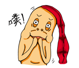 mushroom&kimchi rice cake sticker #3013917