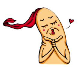 mushroom&kimchi rice cake sticker #3013921