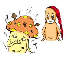 mushroom&kimchi rice cake sticker #3013923