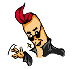 mushroom&kimchi rice cake sticker #3013924