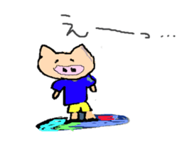 Fruits and animal-kun's. sticker #3014339