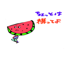 Fruits and animal-kun's. sticker #3014361