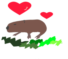 Fruits and animal-kun's. sticker #3014369