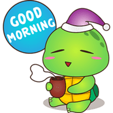 Pura, the funny turtle, version 2 sticker #3014700