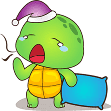 Pura, the funny turtle, version 2 sticker #3014707