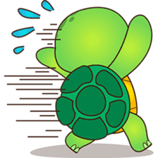 Pura, the funny turtle, version 2 sticker #3014713