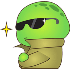 Pura, the funny turtle, version 2 sticker #3014722