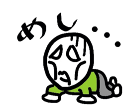 Boiled-egg man sticker #3015541