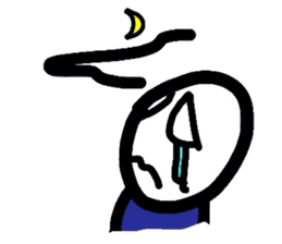 Boiled-egg man sticker #3015542