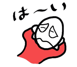 Boiled-egg man sticker #3015546