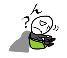 Boiled-egg man sticker #3015549