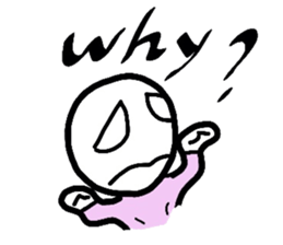 Boiled-egg man sticker #3015550