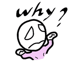 Boiled-egg man sticker #3015550