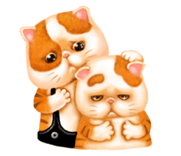 Cute Cats Cartoon sticker #3015985