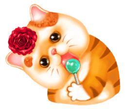 Cute Cats Cartoon sticker #3015999