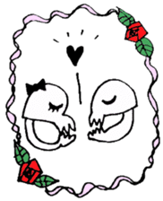 Punkish girl sticker #3016861