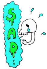 Punkish girl sticker #3016863