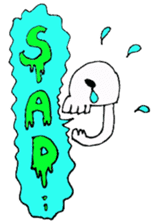 Punkish girl sticker #3016863