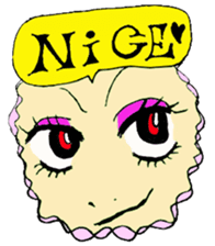 Punkish girl sticker #3016884