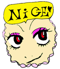 Punkish girl sticker #3016884