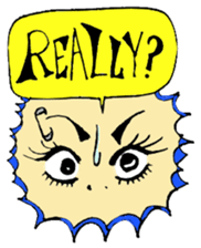 Punkish girl sticker #3016885