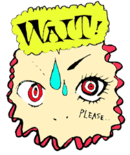 Punkish girl sticker #3016887