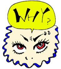 Punkish girl sticker #3016888