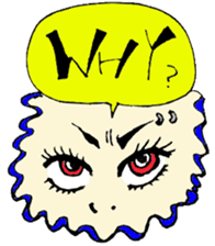 Punkish girl sticker #3016888