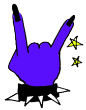 Punkish girl sticker #3016890