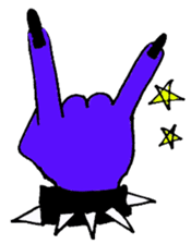 Punkish girl sticker #3016890