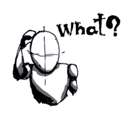 Nonsense man sticker #3017312