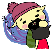 Higeneko-kun sticker #3017341