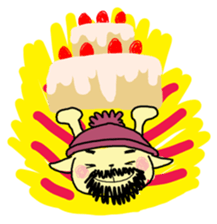 Higeneko-kun sticker #3017365