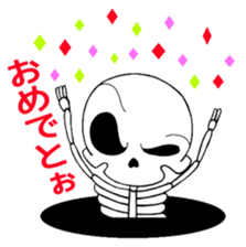 Daily life of the skeleton sticker #3017856